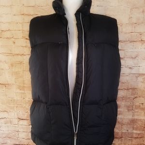 FU DA  New York Women's Black Soft Puffer Vest